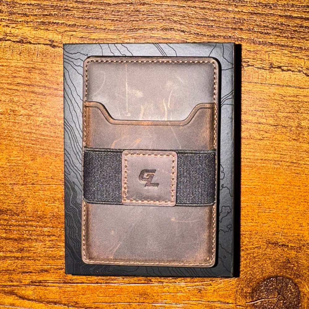 Groove Life Wallet with Brown Leather Card Holder